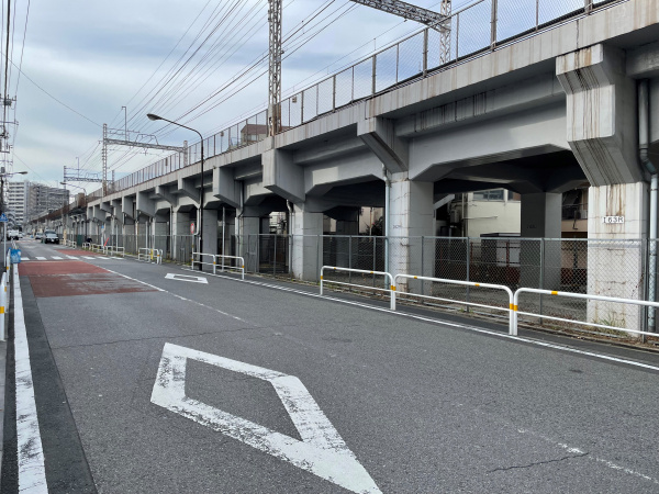 日暮里駅～新三河島駅高架下区画＜更地＞